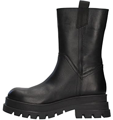 INUOVO Damen 818003 Halblange Stiefel, Schwarz, 39 EU