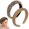 2 Stück Kristall-Strass-Stirnbänder, Perlen, breite Haarbänder, Imitation Diamant verziert, Haarreifen, Party, Hochzeit, Kopfschmuck, Glitzer, dick gepolstert, Haar-Accessoires für Frauen und Mädchen
