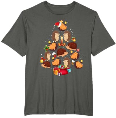 Hérissons Décoration Arbre de Noël Pyjama Hérisson T-Shirt