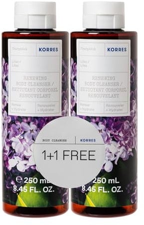Korres Renewing Body Cleanser with Lilac 250 ml 1+1