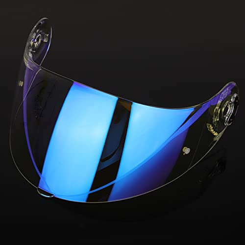 DXDRT Helm Visier Schild für X-Lite X-803 RS, Motorrad Helm Objektiv Faceshield Windschutzscheibe UV Schutz Straße Motorrad Helm Zubehör Full Face Fit X-803 RS,Revo Blue