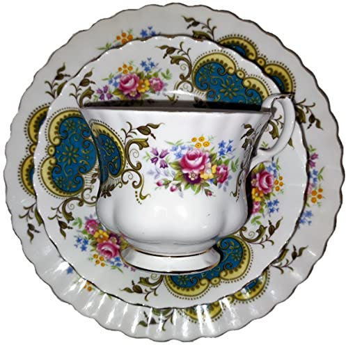 AngiesStrickZauber Venduto: Royal Albert/Original/Berkeley / 1 tazza – 1 piattino – 1 piatto da torta/originale/Bone Cina/Inghilterra