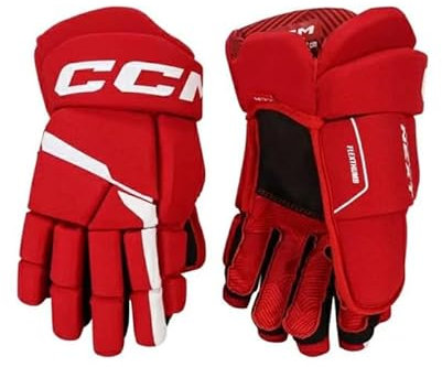 CCM Next Handschuhe Senior HGNEXT23, Größe:13 Zoll, Farbe:rot/weiß