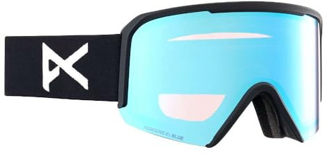 Anon Nesa Perceive Schneebrille + Bonus-Objektiv (Black Perceive Variable Blue)