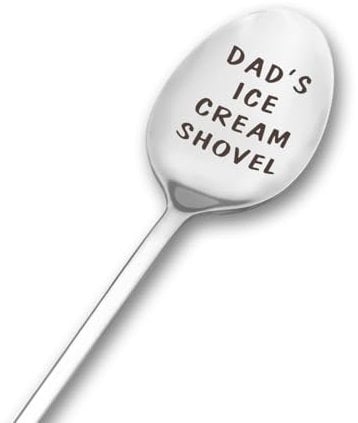 Dad Daddy Birthday Gifts for Dad Dads Ice Cream Shovel Spoon Gift for Father Dad Christmas Retirement Gifts from Daughter Son Best Dad Gifts for Step Dad Gifts for Dad Birthday Presents for Papa Spoon