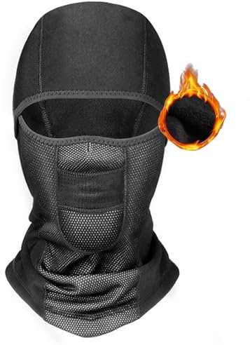 MOAZIFI Herbst Winter Für Outdoorsports, Sturmhaube, Sturmmaske, Sturmhaube Winter, Balaclava, für Radfahren, Snowboarden, Motorrad Fahren Winddicht Warmgesichtshaube Einheitsgröße Herren/Damen