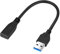 Thzzhnno Câble USB C vers USB A 10Gbps, Adaptateur de transfert de données, câble d'extension de charge pour Samsung, MacBook