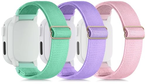 Tuocal 3 Stück kompatibel mit Xplora X6 Play Armband, Weiches, dehnbarer Nylon Ersatzbänder für Xplora X6 Play Jungen Mädchen