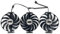 95MM CF1010U12S T129215SU Cooler Fan Replacement Compatible with ROG Strix RTX 3060 Ti 3070 3080 3090 Ti Graphics Video Card(Black 3-Fan)