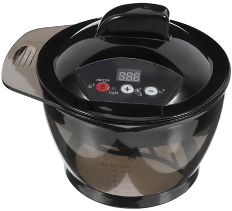 Ipetboom 1Set Gebacken Elektrische Färben Schalen DIY Haar Färbung Bleichen Werkzeug Haar Färben Werkzeug Haar Färben Rühren Schüssel Automatische Mixer Mixer DIY Haar Färben Schüssel