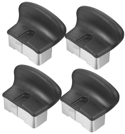 IMIKEYA Ergonomischer Topfgriff-ersatz 4 Stück Schwarze Griffe Für Schnellkochtöpfe Suppentöpfe Stabilerer Edelstahl