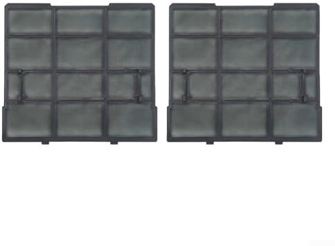Lot de 2 filtres non tissés pour climatiseur, plusieurs tailles fournies, maille anti-poussière pour nettoyage de climatisation monté (71 x 66,5 cm)
