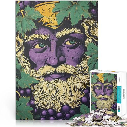 Wine God Illustration2000 teenager Pieces Jigsaw Puzzle Stress Reliever Difficult Challenge Perfect decoration 70x100cm