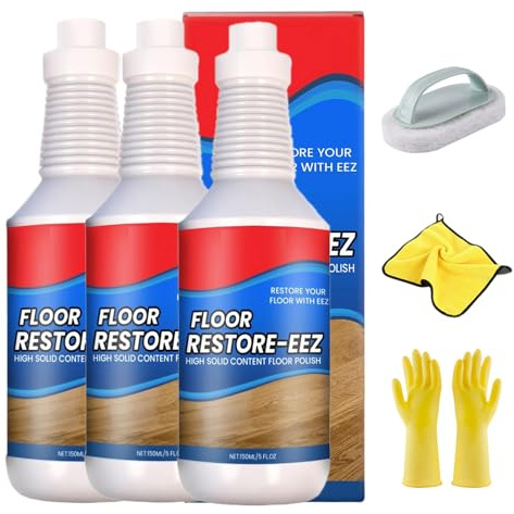 Sofortige Erneuerung · Unsichtbarer Schutz,Floor Repair Polishing Agent,Floor Restore Eez,Restorer&clean Ezz Hardwood Restore,Wood Restorer,150ml Flooring Protection Agent For Shine Wood,Laminate (3)