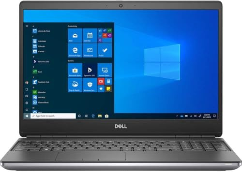 Dell Precision 7550 15,6 pollici 1920x1080 Full HD Intel Core i5 10400H RAM 16GB 512 GB SSD Windows 11 Pro Nvidia Quadro T2000 4GB Notebook Laptop (ricondizionato) (i5 10gen | 16GB RAM| SSD 512GB)