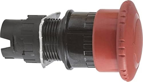 Schneider Electric Harmony XB6 Not-Halt/Not-Aus-Schalter, ZB6AS834 | Pilzdrucktaster, Frontelement, 16mm, Drehentriegelung, rot