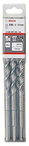 Bosch Accessories 2608585069 Foret SDS-plus-7 pour marteau perforateur Ø 12 mm Longueur 215 mm 10 pièces