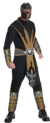 Rubie's Offizielles Mortal Kombat Skorpion, Erwachsenenkostüm – Größe L