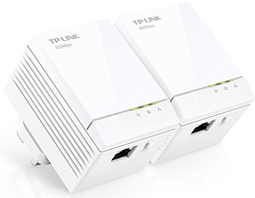 TP-Link Nano TL-PA6010KIT AV600 Gigabit Powerline-Netzwerkadapter (600Mbps, Gigabit LAN, Ultra-Kompaktgehäuse) 2er Set