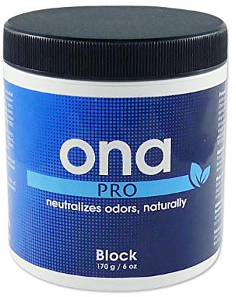 ONA Block Pro Geruchsneutralisierer - Entfernen Sie unerwünschte Gerüche sicher, natürlich und dauerhaft - 170g
