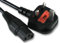 Pro Elec PE01063 13A UK Plug to IEC C13 Socket Mains Lead, 2m 10A Black