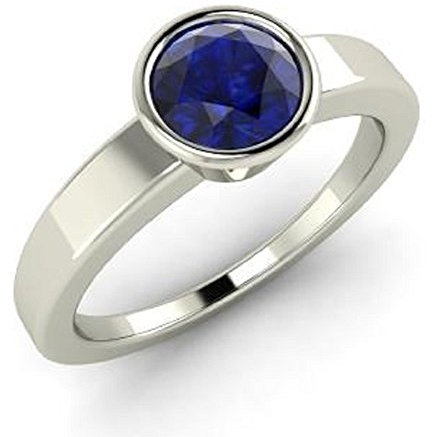 RS JEWELS Damen - 925 Sterlingsilber Sterling-Silber 925 Saphir