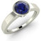 RS JEWELS Damen - 925 Sterlingsilber Sterling-Silber 925 Saphir