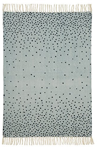 Done by deer Teppich, 90 x 120 cm Blau