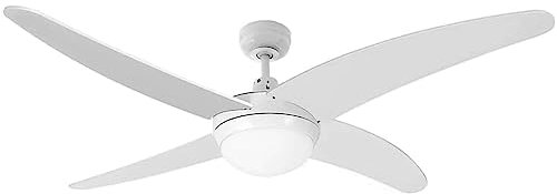EDM 33806 Ventilador de Techo Modelo Caspio 60W, Blanco, 132 cm