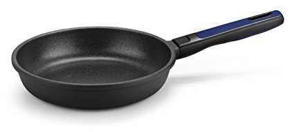 BRA Advanced | Poêle 18 cm, Noir,Fonte d’Aluminium avec Revêtement Antiadhésif Profile Renforcé sans PFOA, Compatible Tous Feux Dont Induction