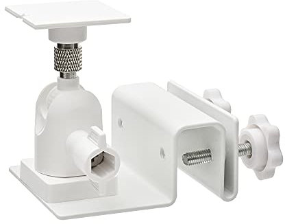 Aobelieve Soporte de canalón para panel solar anillo, color blanco