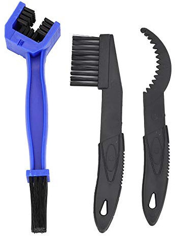 VBESTLIFE 3pcs Ensemble d'outils de Nettoyage de vélo, kit de Brosse de Nettoyage de vélo pour chaîne pignon de manivelle vélo de Montagne Entretien Outil de Nettoyage Nettoyeur de chaîne de Vitesse