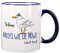 Herz & Heim® Tasse Machs wie die Möwe ... mit Wunschnamen