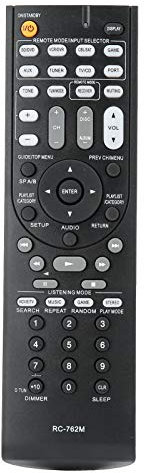VBESTLIFE Control Remoto RC‑762M, para Receptor AV Onkyo HT‑S3400 AVX‑290 Reemplazo del Controlador de Control Remoto para Receptor AV Onkyo