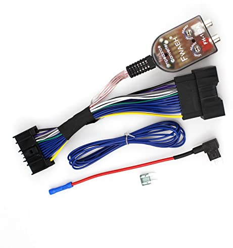 ANP PUAUTO Add A Subwoofer Amplifier Wire Harness Compatible with Ford Vehicles 2011-2018 Factory Radio with an Inline Converter