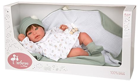 Arias Baby Reborn Paulina, 45 cm. C/Manta