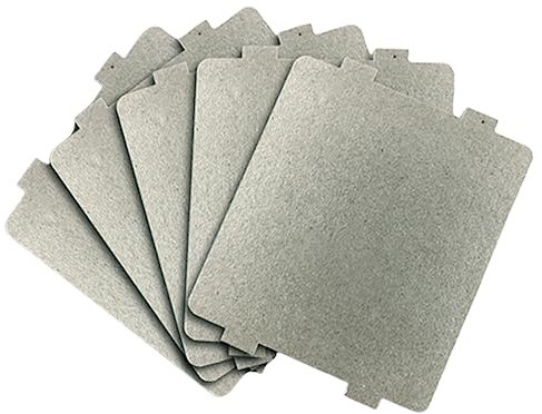 Piastra di Mica per Forno a microonde, 5 Pezzi Mica per Microonde Universale Piastre per Forno a Microonde Accessori, Protezione per Forno a Microonde in Mica, Mica per Microonde Universale Piastre