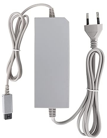 Adaptador de Corriente Wii, para Consola de Juegos DC12V 3.7A Cargador Duración de la Batería 30 000 Horas Cargadores Constantes 50 60Hz US 100 240V Carga de Corriente y Voltaje