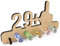 Sugeru Ausgefallenes Geldgeschenke 30. Geburtstag - 29 + 1 | Witzige Lustige Geldgeschenke Schild | Gästebuch Geschenk | Holz Deco für Jubiläum Freunde/Familie/Mann/Frauen Kreatives(30)