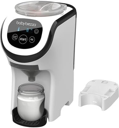 Baby Brezza Formula Pro Mini automatischer Flaschenzubereiter Riser Base Set: inkl. zusätzlichem Sockel für größere Flaschen, weiß