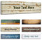 ZXHYWYM Benutzerdefinierte Familienschild Bilder 40 x 10 cm personalisiertes Zitatschild Leinwanddrucke Text auf Holzhintergrund Heimdekoration gerahmt (40.00 x 10.00 cms)