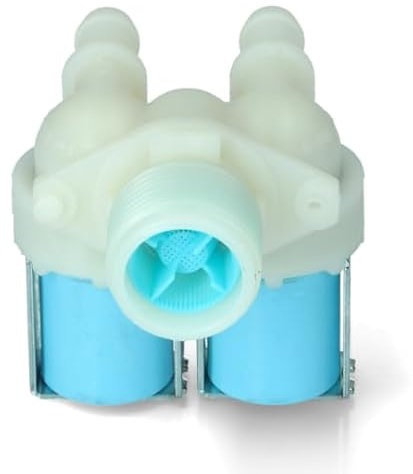 BSSTORE Electroválvula Lavadora 2 vías 180° compatible con varias marcas y modelos equivalente a 2906870200