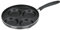 Padella Antiaderente con 4 Stampi per Pancake, Uova, Hamburger - Rivestimento Senza PFOA, Compatibile con Piano a Gas, Elettrico, Ceramico, Facile da Pulire, Ideale per Cucina Salutare, 24cm
