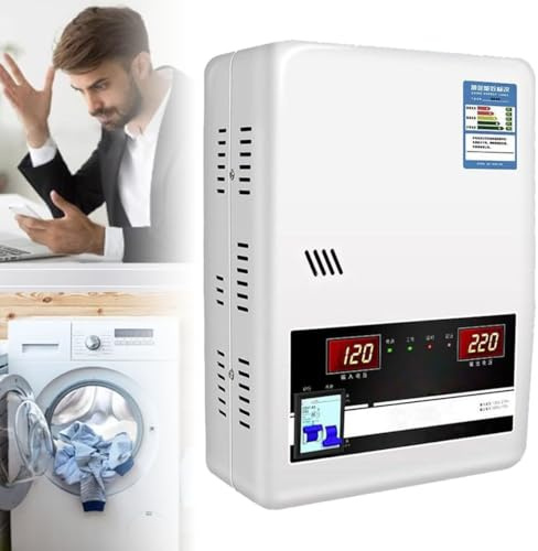 Stabilizzatore di tensione 6800W/15000W/20000W 220V Regolatore automatico del condizionatore d'aria a pressione ultra bassa in rame puro ad alta potenza per uso domestico,20000W