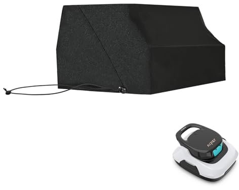 Robotic Pool Cleaner Cover Dustproof Water Resistant Sunproof Windproof Pool Vacuum Case for AIPER Scuba SE Robotic Pool Cleaner/AIPER Scuba S1 Pool Vacuum/AIPER Pool Vacuum-Seagull SE (Cover)