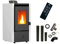 Luft- Pelletofen Anita 6,5 kW Sannover weiß + Kaminbau-Anschluss-Set