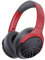 PowerLocus Bluetooth Kopfhörer Over Ear, 60 Std Spielzeit, Kopfhörer Kabellos mit 4 EQ-Modi, Hi-Fi Stereo Faltbare Kopfhörer mit Mikrofon für iPhone/Reisen/Android/Laptops (Grau/Rot)