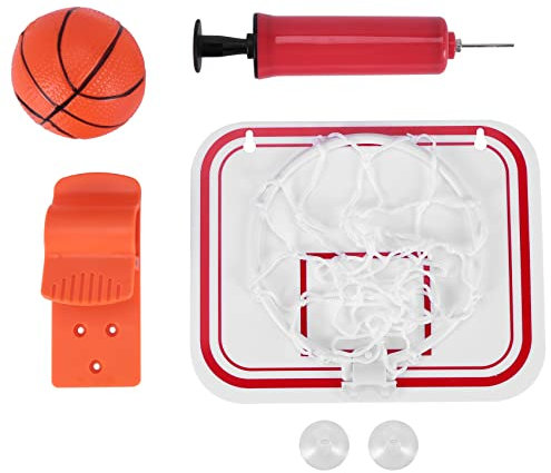 Cpolebev Sport BüRo Basketball Band Clip für MüLleimer Basketball Spiel Kleiner Basketball Board Clip für Abfall Korb