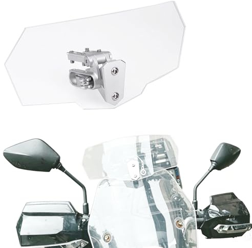 Motorrad Windschutzscheiben, Verstellbare Clip-on Windschutzscheibe Zubehör | Universal Windschutz Windschutzscheibe Windabweiser für Meisten Fahrräder