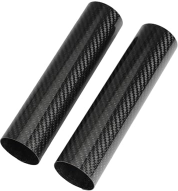 TILIEINE Motorrad Gabelschutz Einstellbare Motorräder Teile Carbon Fiber Front Gabel Schock Schutz Fit Für Kawasaki Fit Für Suzuki Fit Für Honda Motorrad Gabel(160mm 1 Pair)